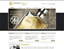 Tablet Screenshot of global-parfums.com